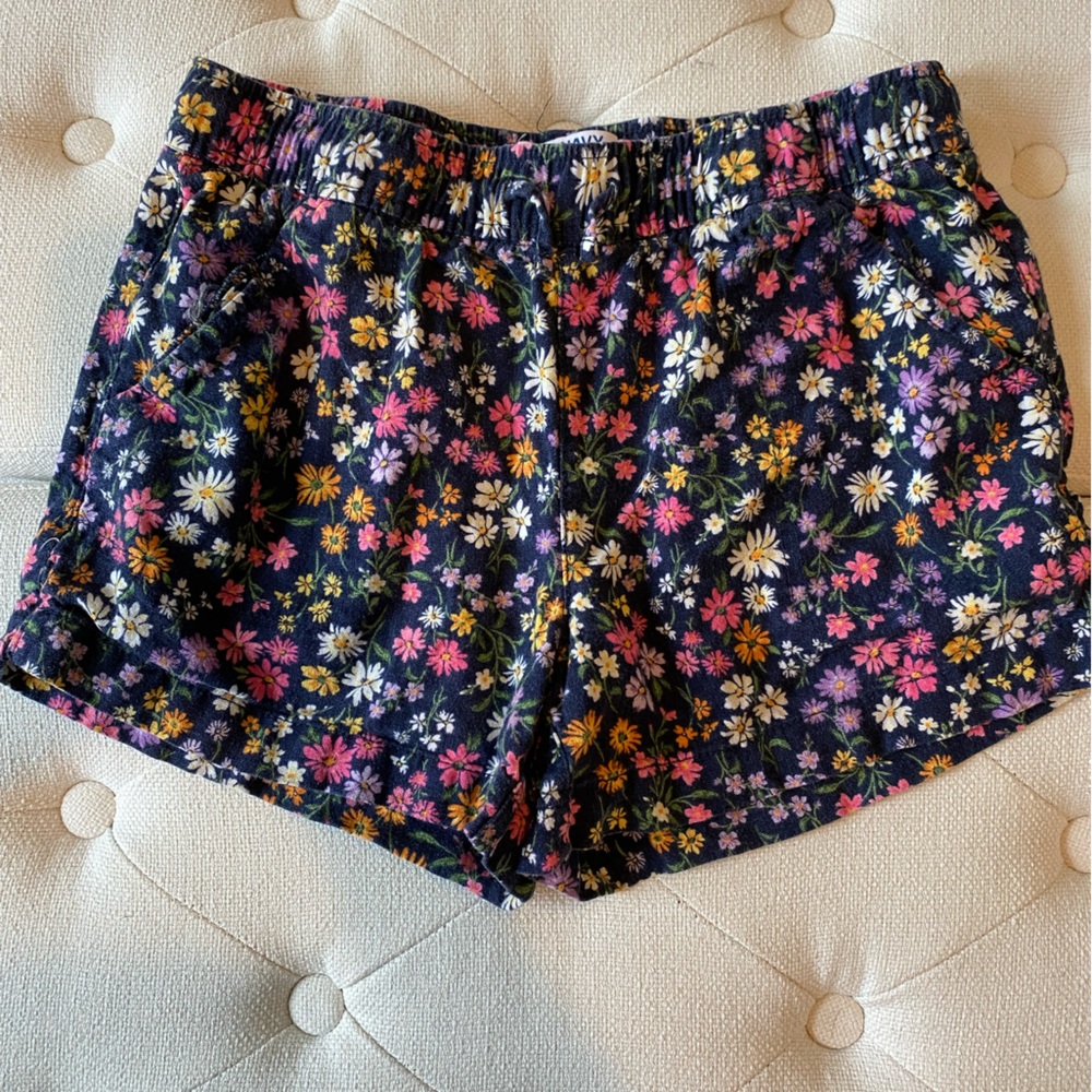 Old Navy Floral High Waist Women's Shorts - Multicolor